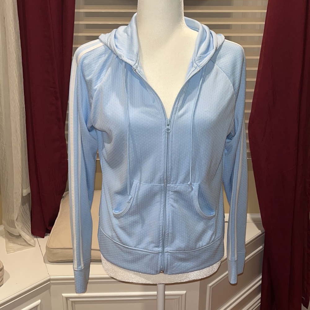 Pro spirit hooded zipper jacket Sz Small sporty athletic sweatshirt top